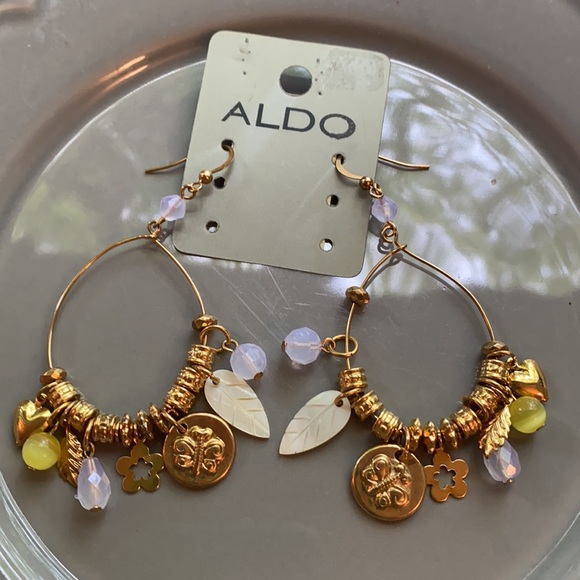 NWT Aldo Hoops Chandelier Carm Earrings - Picture 10 of 10